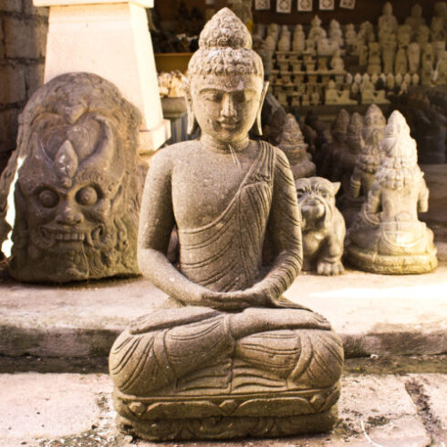 Buddha stone sculpture