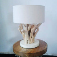 Wooden table lamps