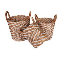 baskets set boho decor