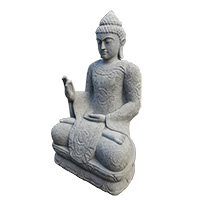 Stone sculpture of buddha