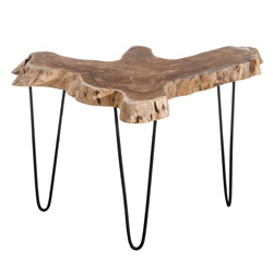 teak wood coffee table auxiliar furniture