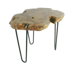 auxiliar furniture teak wood coffee table
