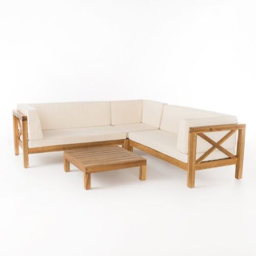 Outdoor sofa set. Teak wood furniture from Indonesia