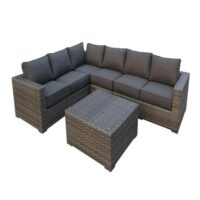 Bali synthetic rattan outdoor sofa