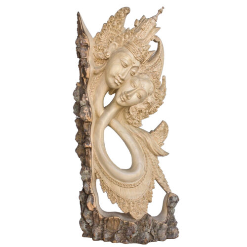 Rama and shinta balinese sculpture hand carved