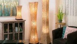 Floor and table lamps from Indonesia